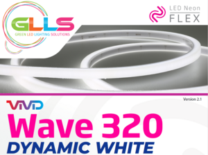 GLLS VIVID WAVE 320 DYNAMIC WHITE LED NEON FLEX (PVC)